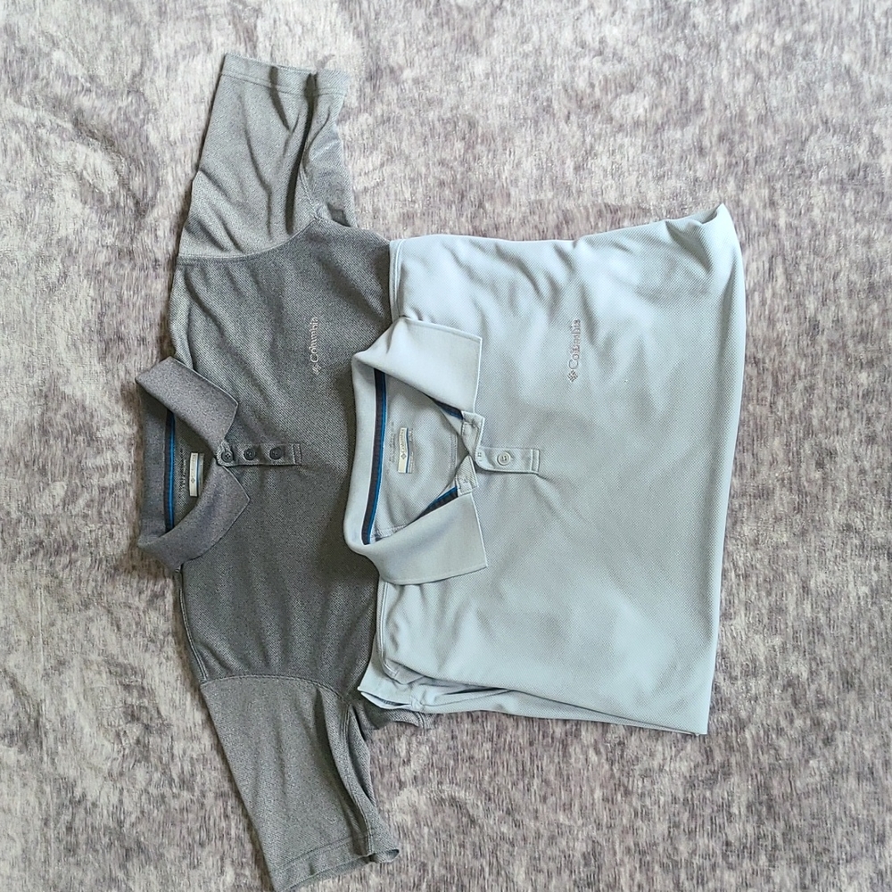 Set of 2 Columbia polos
